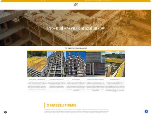 KrouDZIK.pl - wykonanie strony internetowej lokalnego tartakuKrouDZIK.pl - wykonanie strony internetowej lokalnej firmie wypożyczającej szalunki itp.